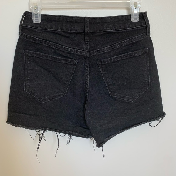 Old Navy black denim shorts size 4 - Picture 2 of 6